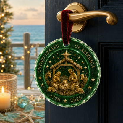 Celebrate 250 Years of America 🇺🇸 | 2026 250th Anniversary Christmas Ornament – A Meaningful Patriotic Keepsake & Holiday Gift