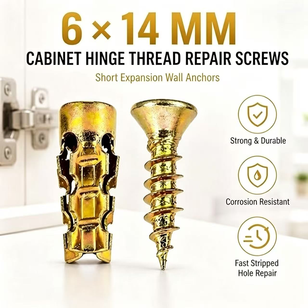 6x14mm Short Expansion Screws Set - image 7