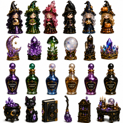 The Crystal Witch’s Apothecary Advent Calendar 2026 – 24 Nights of Magical Miniatures