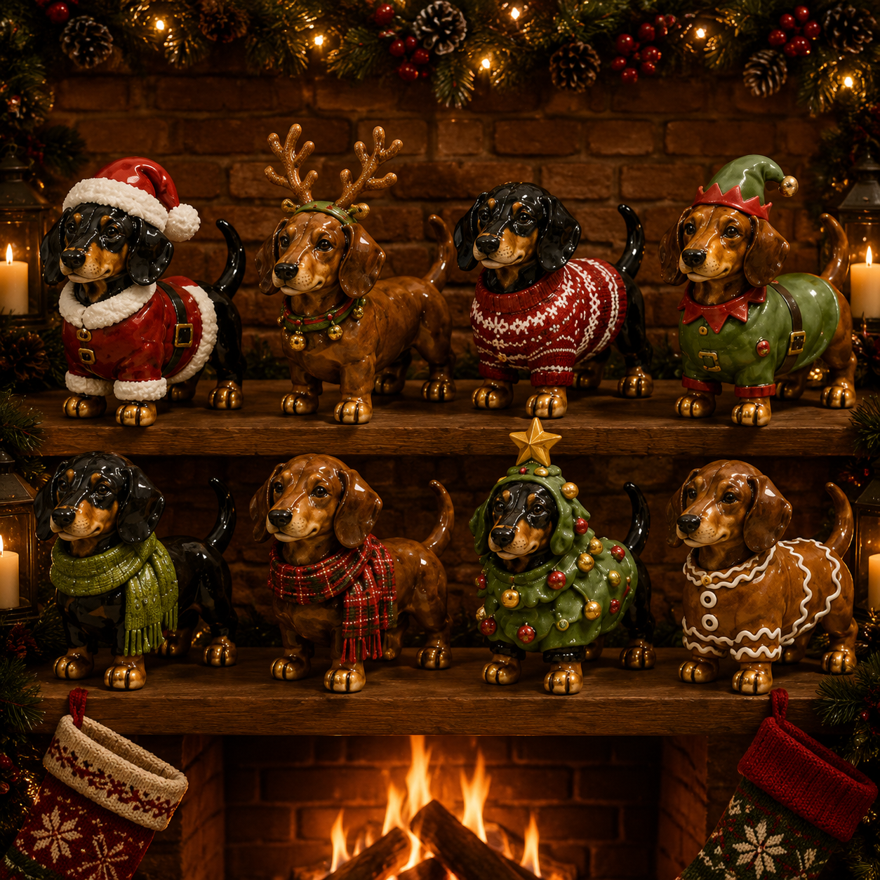 🔥Last 30 pcs✨⏰Last day 50% off🔥✨24-Day Advent Calendar - Dachshund