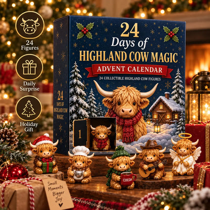 24-Day Highland Cow Advent Calendar - Christmas Countdown Gift Box 🐄🎁 - image 10