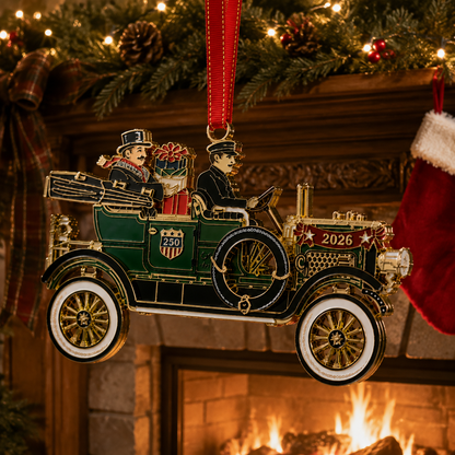 ✨250th Anniversary Edition Vintage Car Christmas Ornament