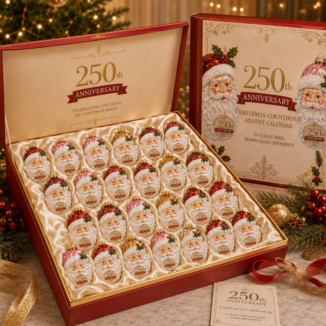 ✨Santa Claus  Christmas 24-Day Countdown Calendar