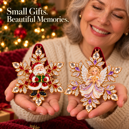 Christmas Magic Snowflake Ornaments – 6 Festive Designs for Holiday Decorating & Gifting
