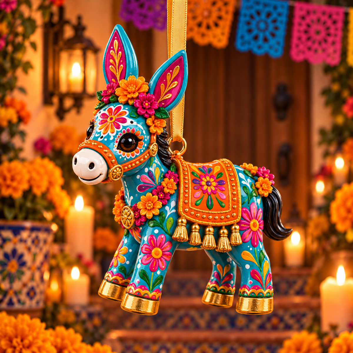 2026 Día de Muertos Ornaments –  Colorful Folk Art & Sugar Skull Keepsake Collection