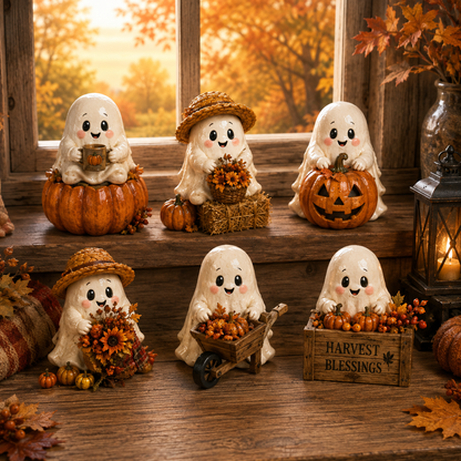 Ghost in the Pumpkin Patch Advent Calendar 2026 – 24 Unique Halloween Ghost Miniatures,