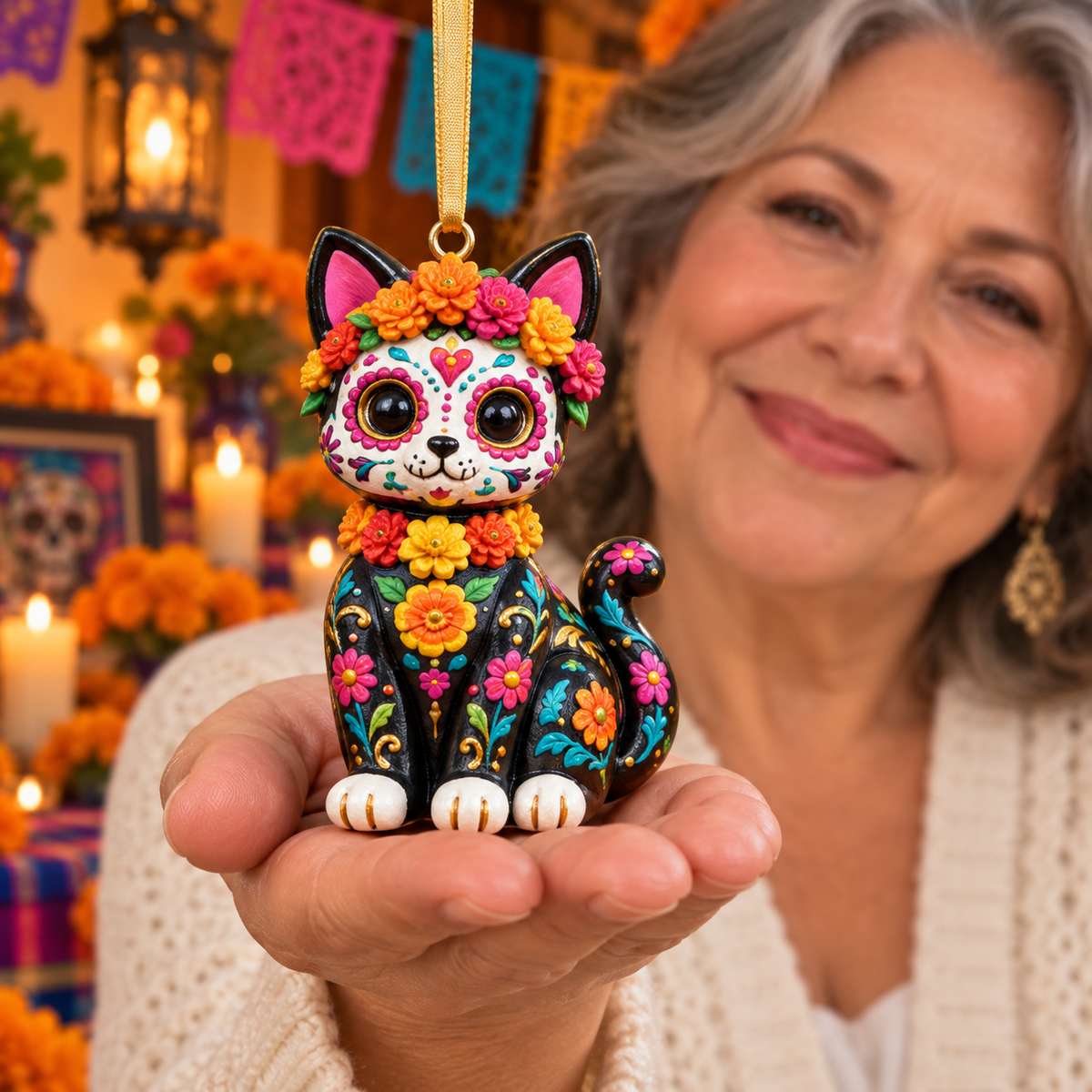 2026 Día de Muertos Ornaments – Folk Art Keepsake Collection Celebrating Love & Remembrance
