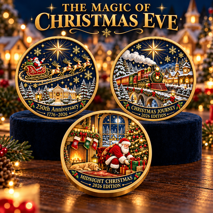 2026 Christmas Stories Commemorative Coin Collection – 7 Festive Designs Celebrating the 250th Anniversary