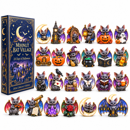 2026 Moonlit Bat Village Halloween Advent Calendar – 24 Unique  Bat Collectibles in a Deluxe Gift Box