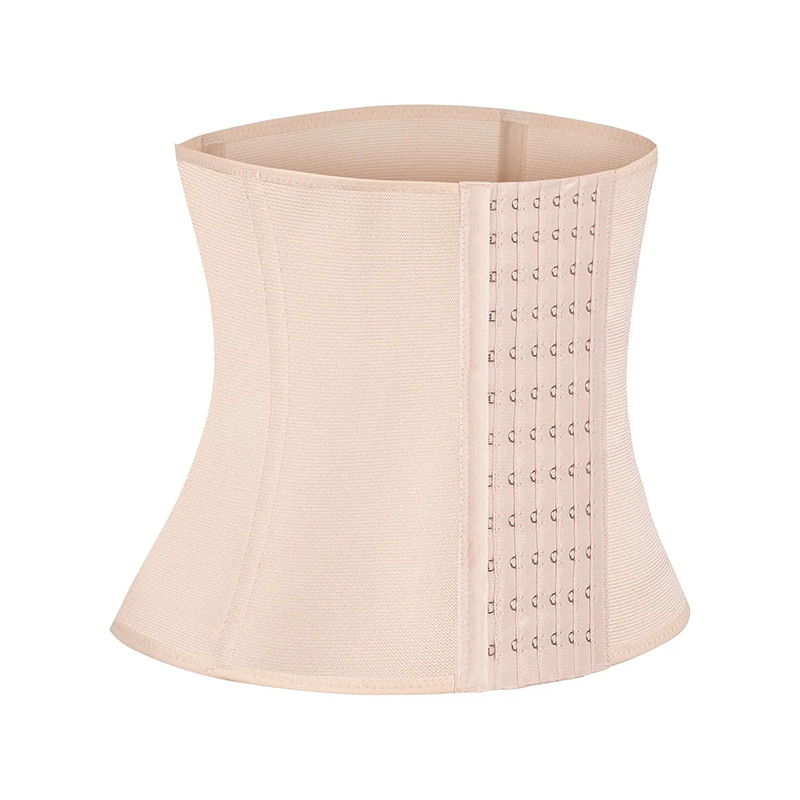 Women's Solid Color Hook & Eye Closure Waist Trainer, Adjustable Tummy Control Shaper ✨ - image 12
