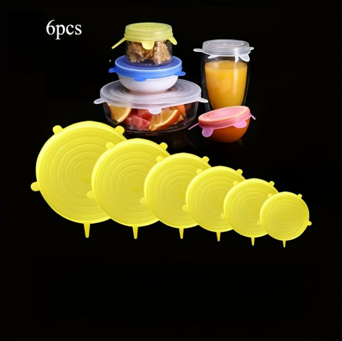 🥣 LIMITED‑TIME 50% OFF! 🫙 Adpartner Silicone Lids for Food Storage (6-Pack) ♻️ - image 8
