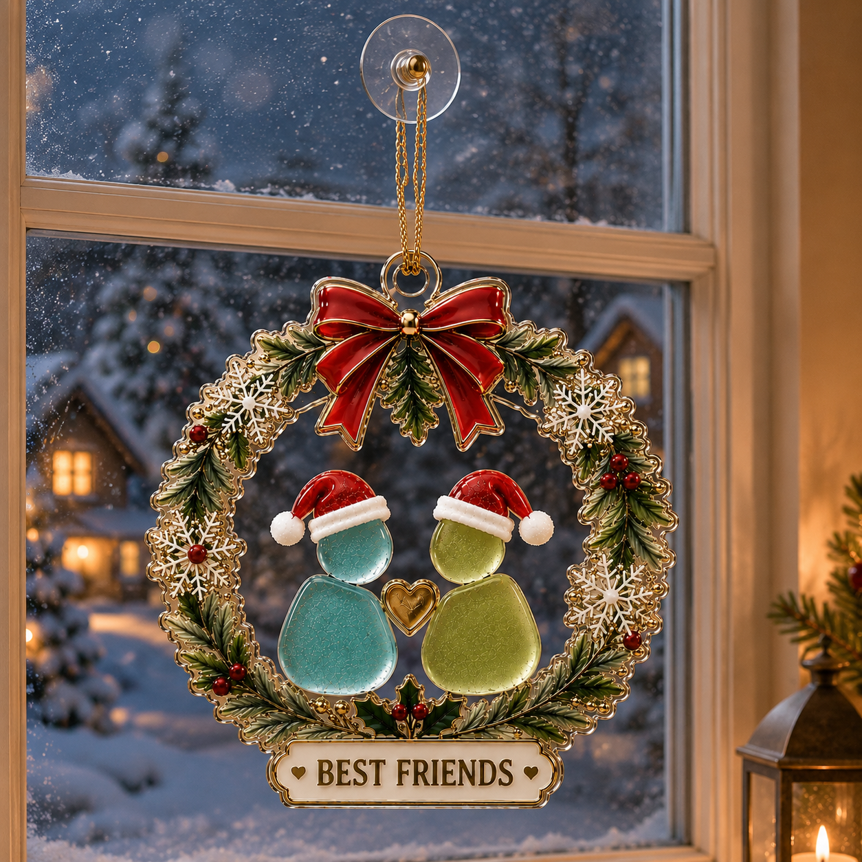🎄BEST FRIENDS Christmas Ornament