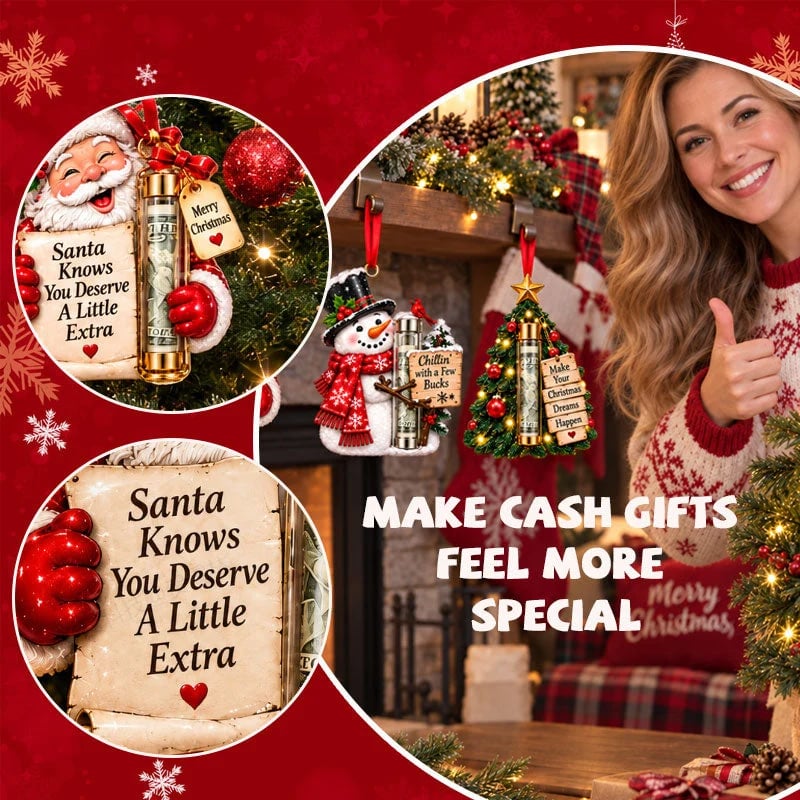 🎁 Surprise Red Envelope Christmas Tree Ornament | Turn Cash Gifts Into Magical Christmas Memories - image 3