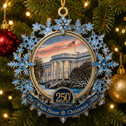 ✨White House 250th Anniversary Commemorative Snowflake Ornament