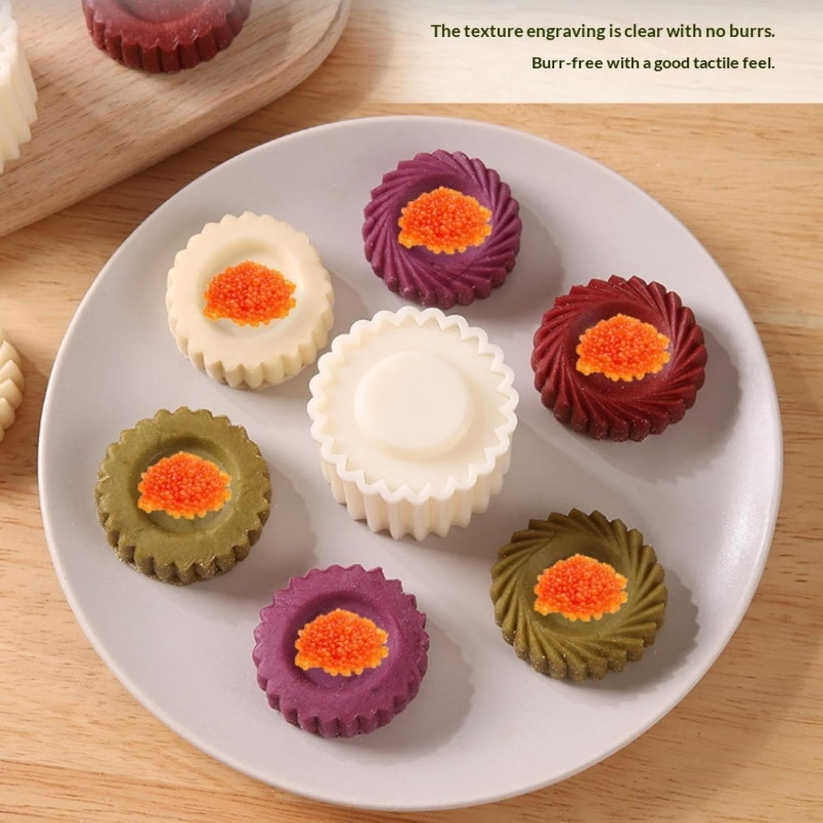 Sunflower‑Patterned Round Hand‑Press Mooncake Mold, French‑Style Lace Pastry Mold 🍪 - image 10