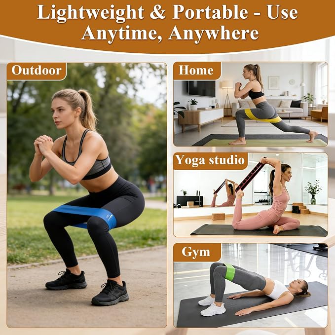 Fitness Resistance Bands for Stretching & Yoga - image 3