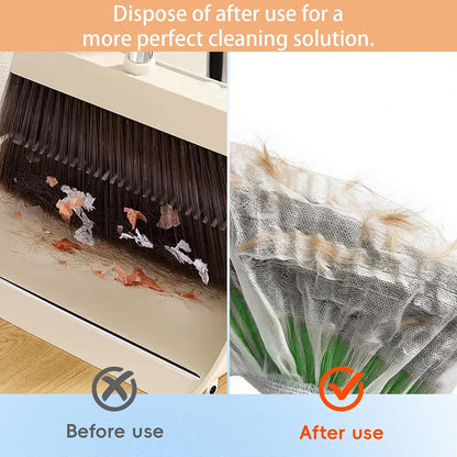 50 Pcs Disposable Static Duster Refill Sheets, Floor & Gap Dust Cleaner 🧹