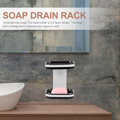 Wall Mounted Double-Layer Soap Bar Holder with Drainage Holes🧼 - image 8