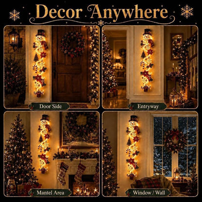 Glowing Christmas Door Hanger, Lighted Vertical Holiday Decor 🎄 - image 6