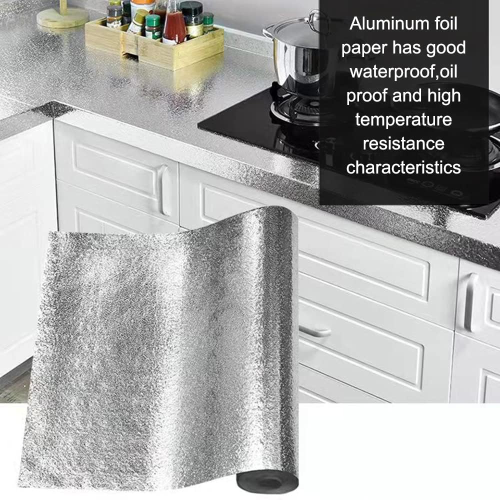 Kitchen Waterproof Oil Proof Aluminum Foil Sticker 🧽 - image 4