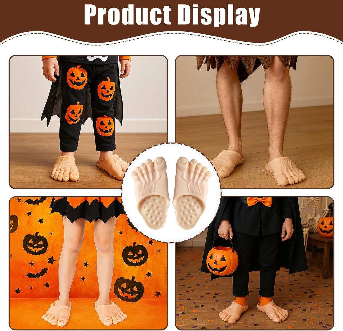 Unisex Monster EVA Sports Flat Slide Sandals - Footwear With Round Toe 🩴