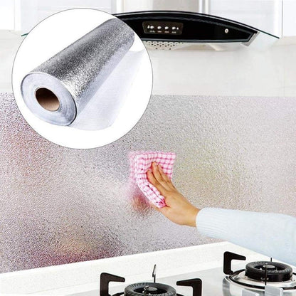 Kitchen Waterproof Oil Proof Aluminum Foil Sticker 🧽 - image 2