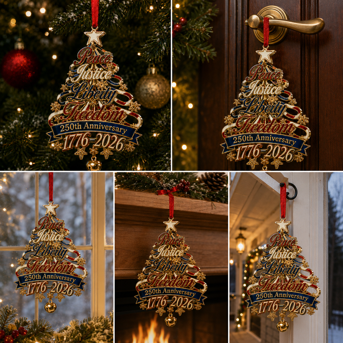 ✨250th Anniversary Christmas Tree Ornament