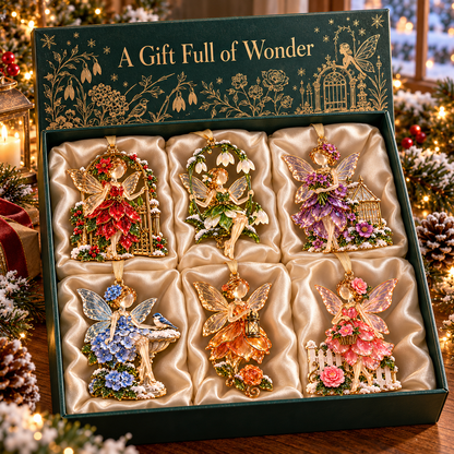 Winter Garden Fairies – 6 Enchanting Christmas Ornament Designs