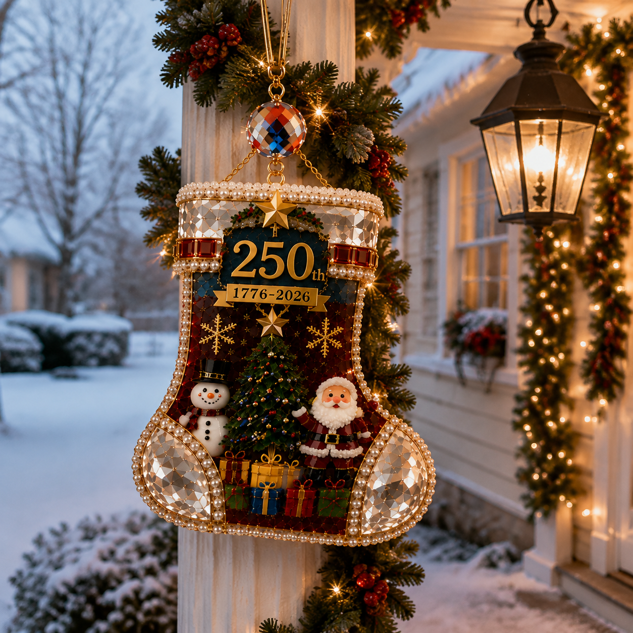 ✨Crystal Christmas Stocking Ornament