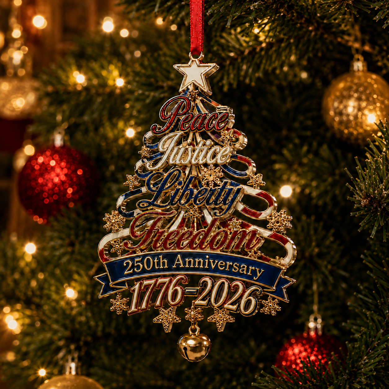 ✨250th Anniversary Christmas Tree Ornament