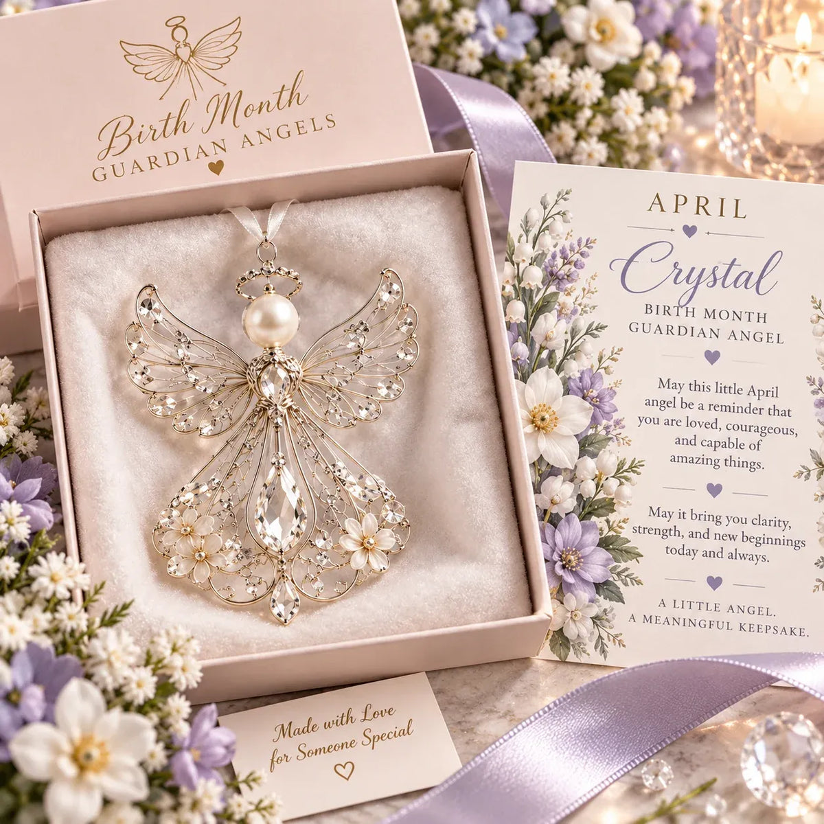 ⏳ Last Day 49% OFF – 👼 Birth Month Guardian Angel | 12 Birthstone-Inspired Keepsakes for Meaningful Gifts ✨ - image 5