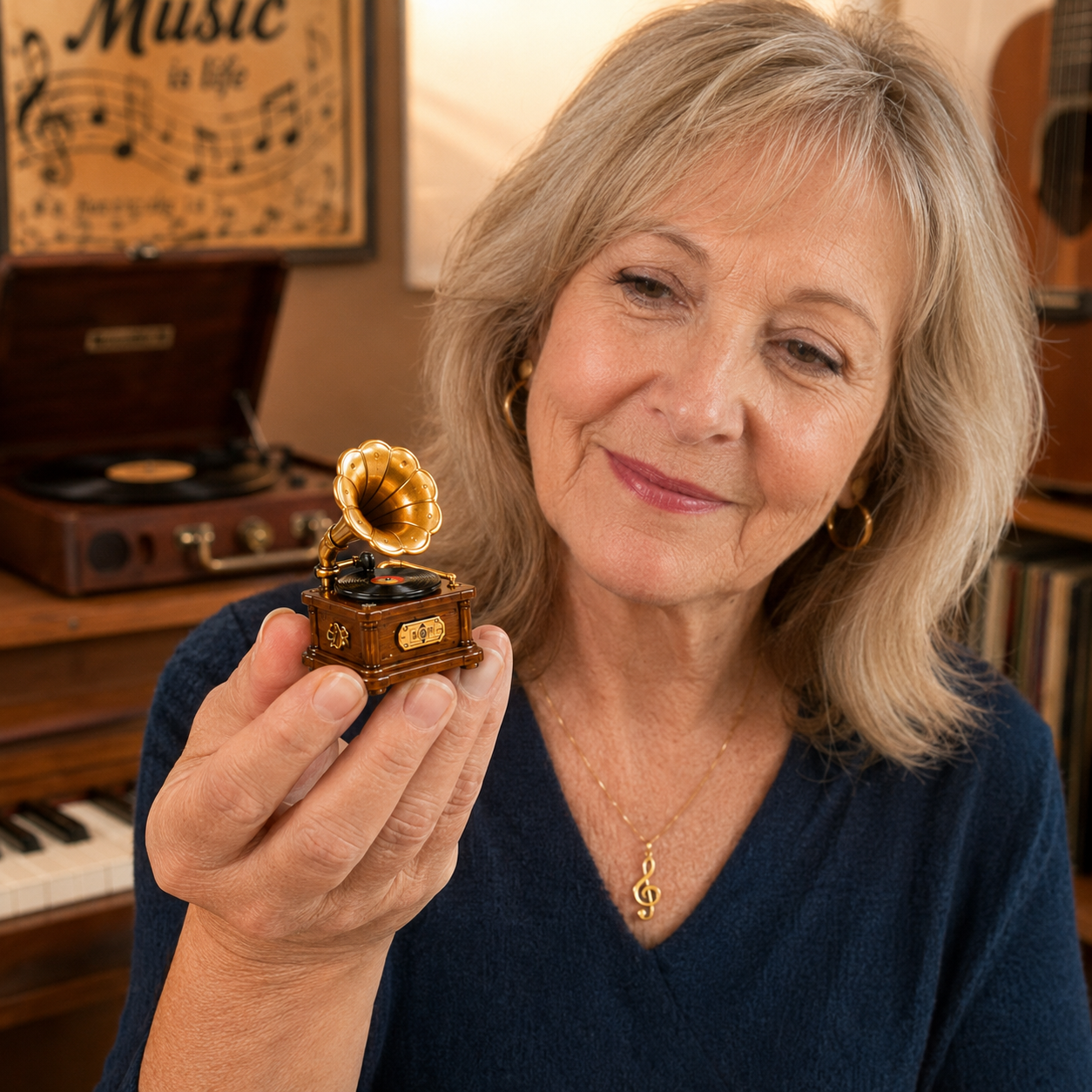 Gramophone Collection Advent Calendar 2026 – 24 Vintage Record Player & Music Miniatures, Retro Collectible Gift for Music Lovers