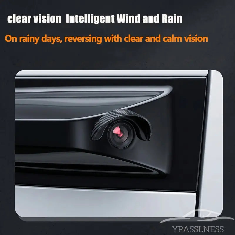 2PCS Car Reverse Camera Rain Cover, Anti‑Fog Waterproof Protection Hood, Carbon Fiber Texture🛡️ - image 5