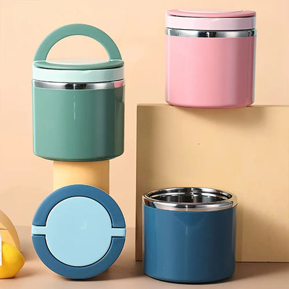 Stainless Steel Bento Style Boxed Lunch Box with Handle🍱 - image 6