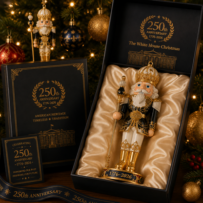 🔥Last 30 pcs✨⏰ Limited anniversary edition✨2026 America 250th Anniversary Imperial Nutcracker King Ornament