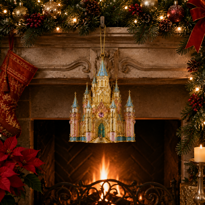 ✨Crystal Castle Christmas Tree Ornament