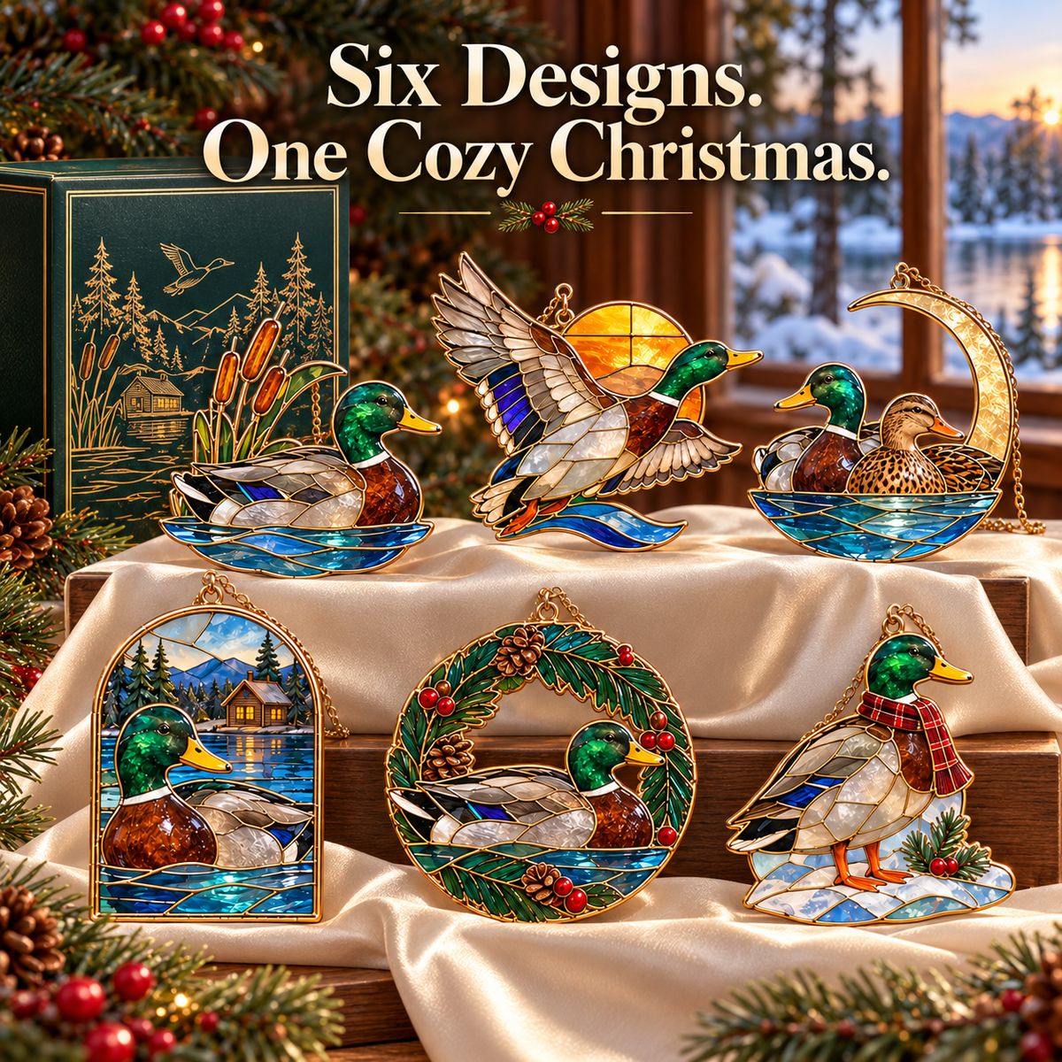 Vintage Mallard Duck Christmas Ornaments – 6 Charming Designs for Nature Lovers