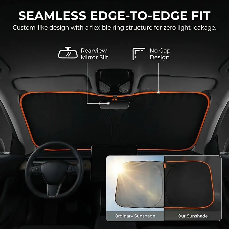 2026 New Portable Heat-Insulating Vehicle Sunshade, Upgraded Thickened Front Window Sun Shade☀️ - image 3