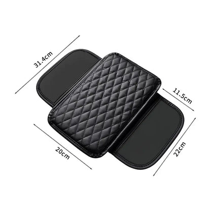 Multifunctional Car Armrest Box Cushion with Built-in Storage Bag 🚙