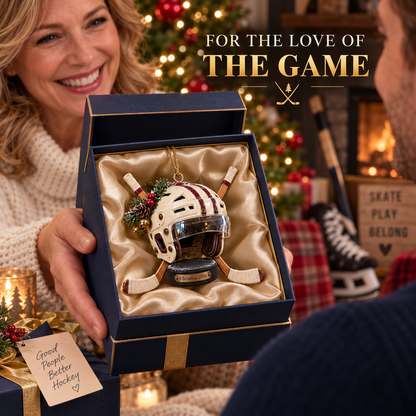 2026 Hockey Christmas Ornaments – 5 Unique Helmet, Stick & Puck Designs for Hockey Fans