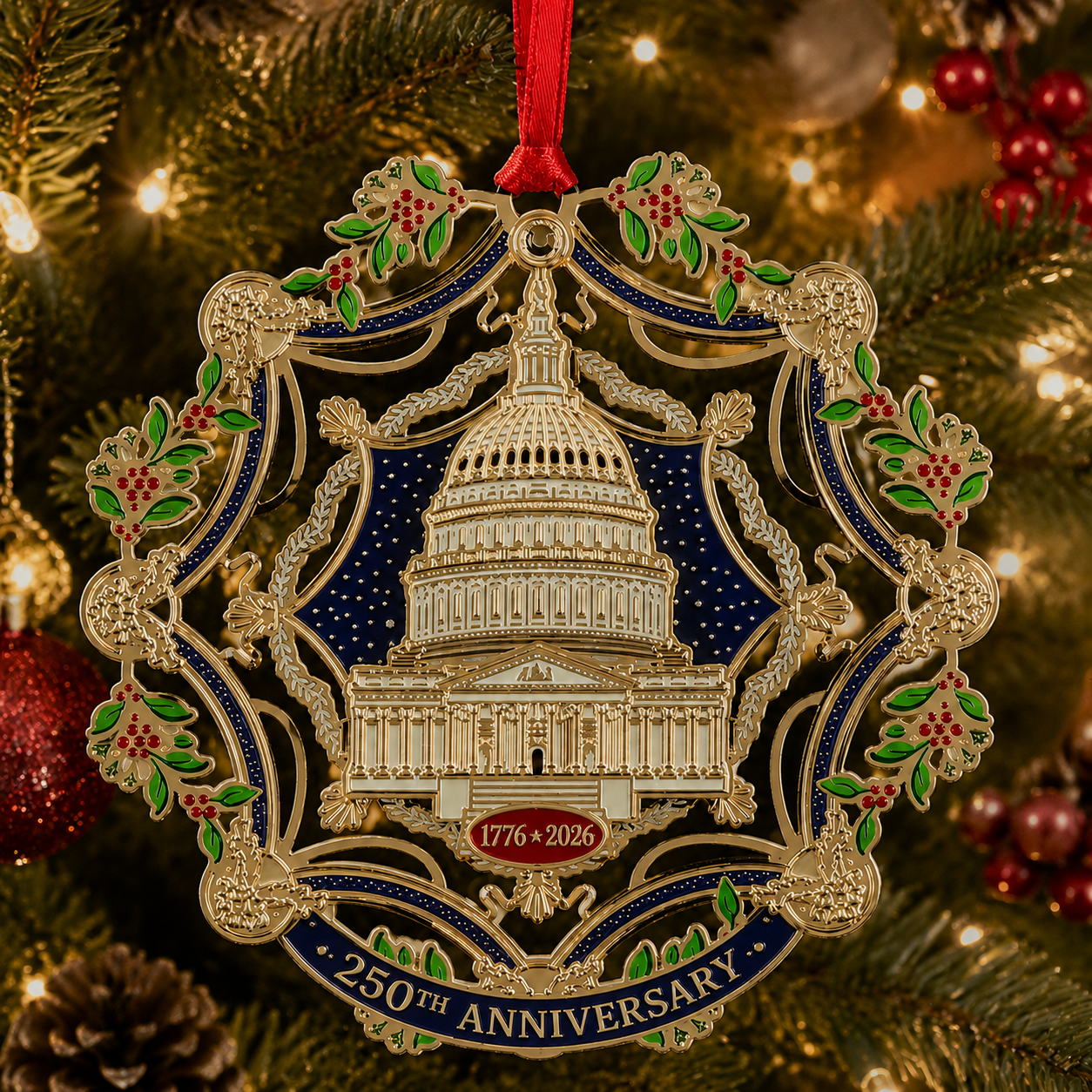 LAST DAY 50% OFF🔥250th Anniversary Commemorative Ornament – The Capitol