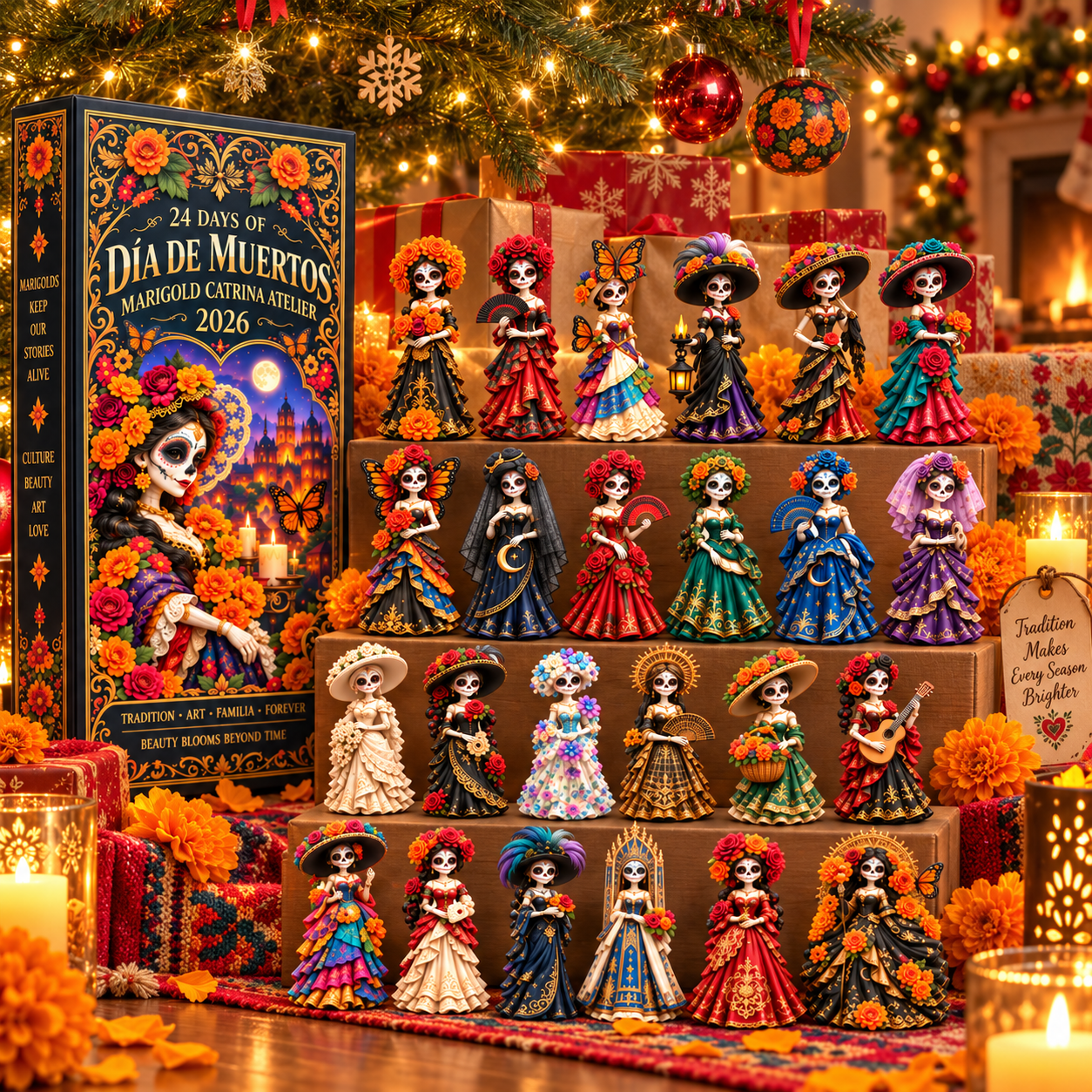 Día de Muertos Marigold Catrina Atelier Advent Calendar 2026