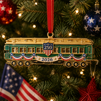 ✨250th Anniversary Edition Gold-and-Green Vintage Tram