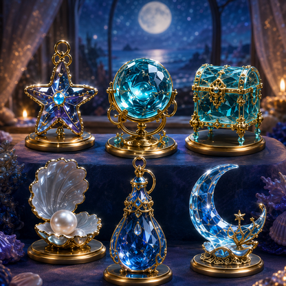 Sea Witch Advent Calendar 2026 – 24-Day Enchanted Ocean Crystal Miniature Countdown Calendar | Mystical Sea Collectible Gift Set