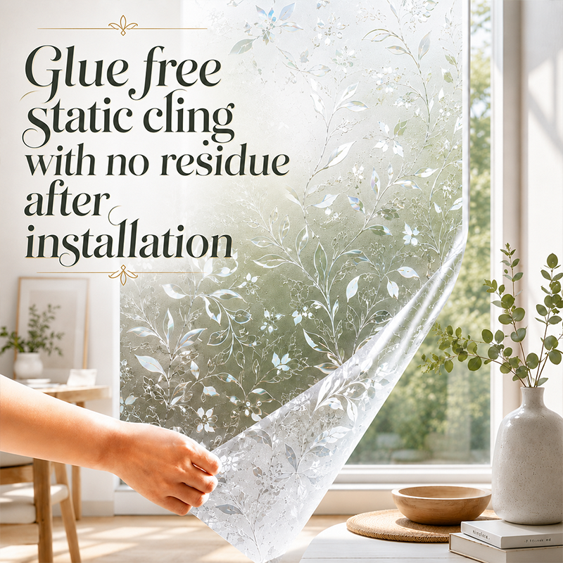 Static Cling Window Privacy Film UV Blocking Mirror Tint - image 15