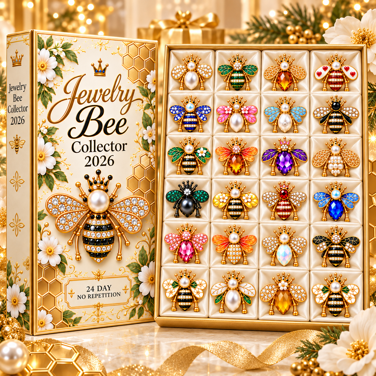 24 Days of Sparkle — Jewelry Bee Collector Advent Calendar 2026