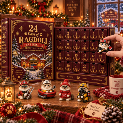 24 Days of Courage & Cuddles — Ragdoll Fire Rescue Advent Calendar 2026