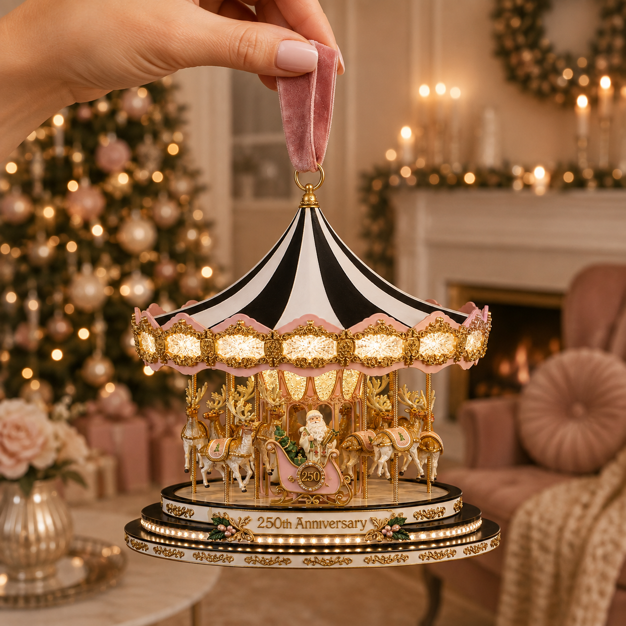 ✨250th Anniversary Carousel Christmas Tree Ornament