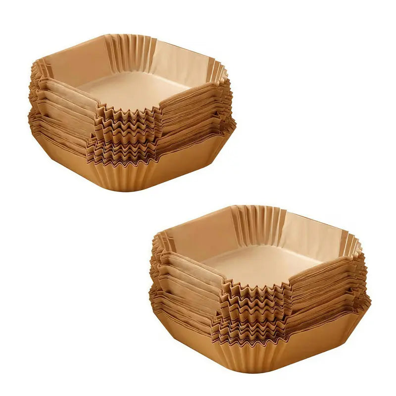 100PCS Disposable Air Fryer Paper Liners – Non-Stick, Oil-Proof & Easy Cleanup - image 2