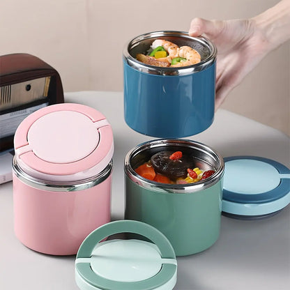 Stainless Steel Bento Style Boxed Lunch Box with Handle🍱 - image 7